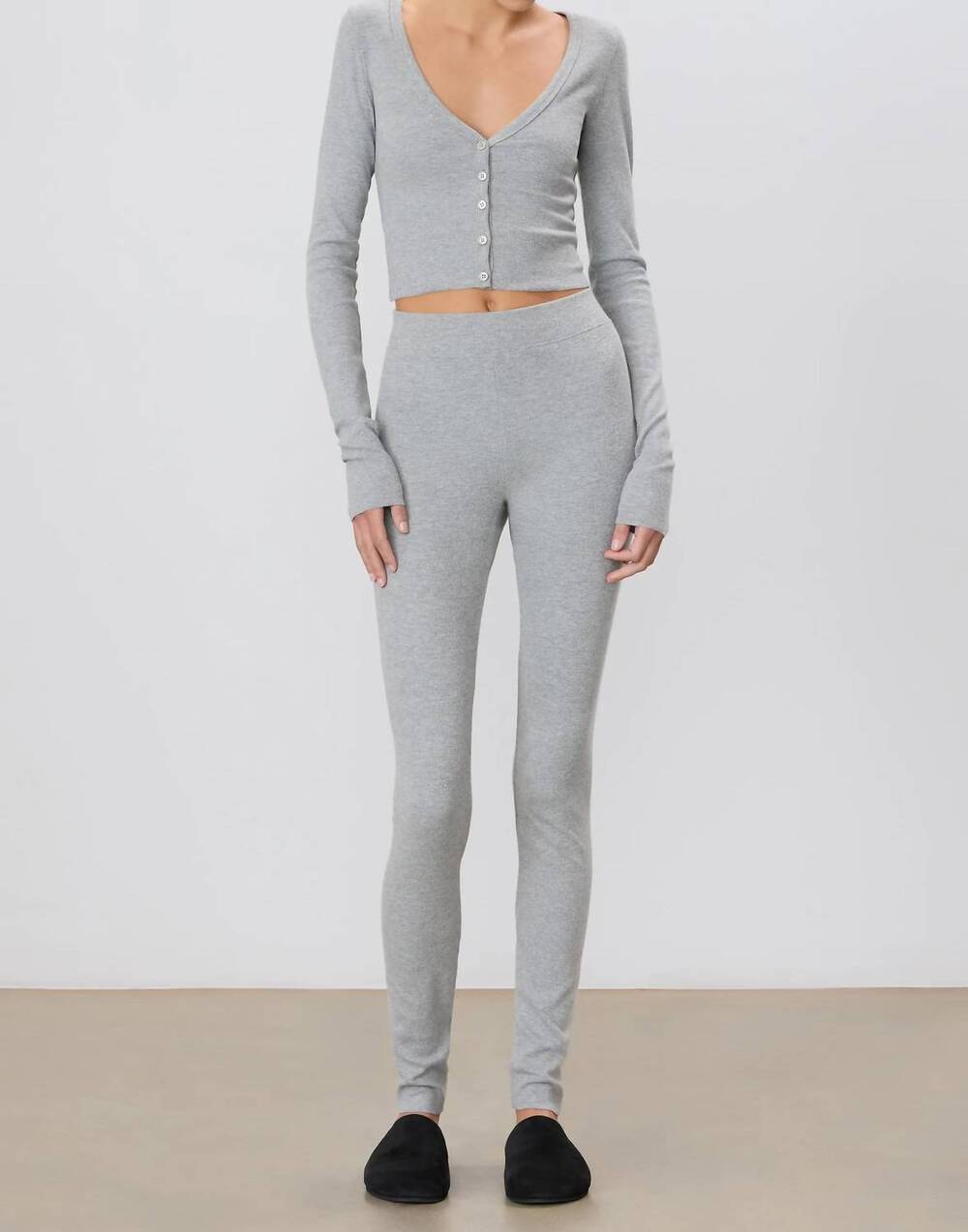 NEW ETERNE high waist leggings in grey